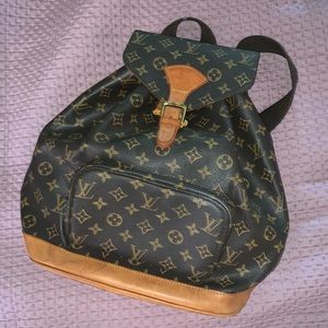 LV Mono Travel Backpack Montsouris